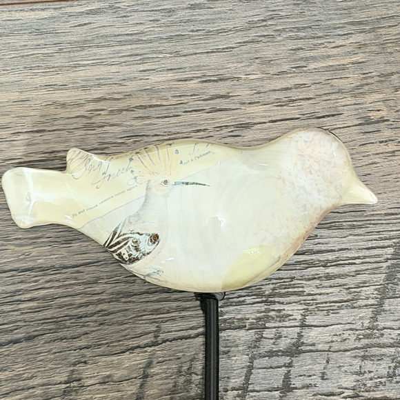 Glass bird decorative wall coat hooks cottagecore english countryside decor - Picture 4 of 8